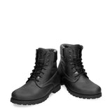 03 C3 – Schwarze, wasserdichte Herren-Ankle-Boots aus Leder
