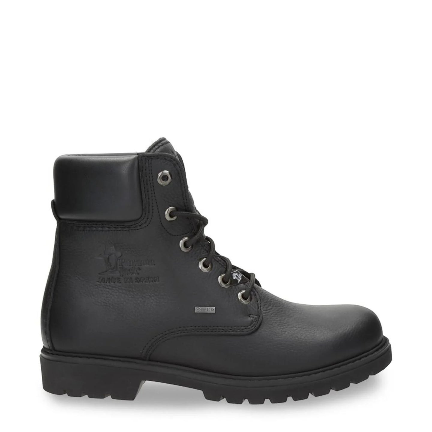 03 GTX C2 – Schwarze, wasserdichte Herren-Ankle-Boots aus Leder
