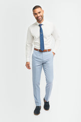 Miami – Blaue Crosshatch-Hose für Herren