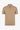 Beiges Poloshirt mit Reißverschlusskragen für Herren
