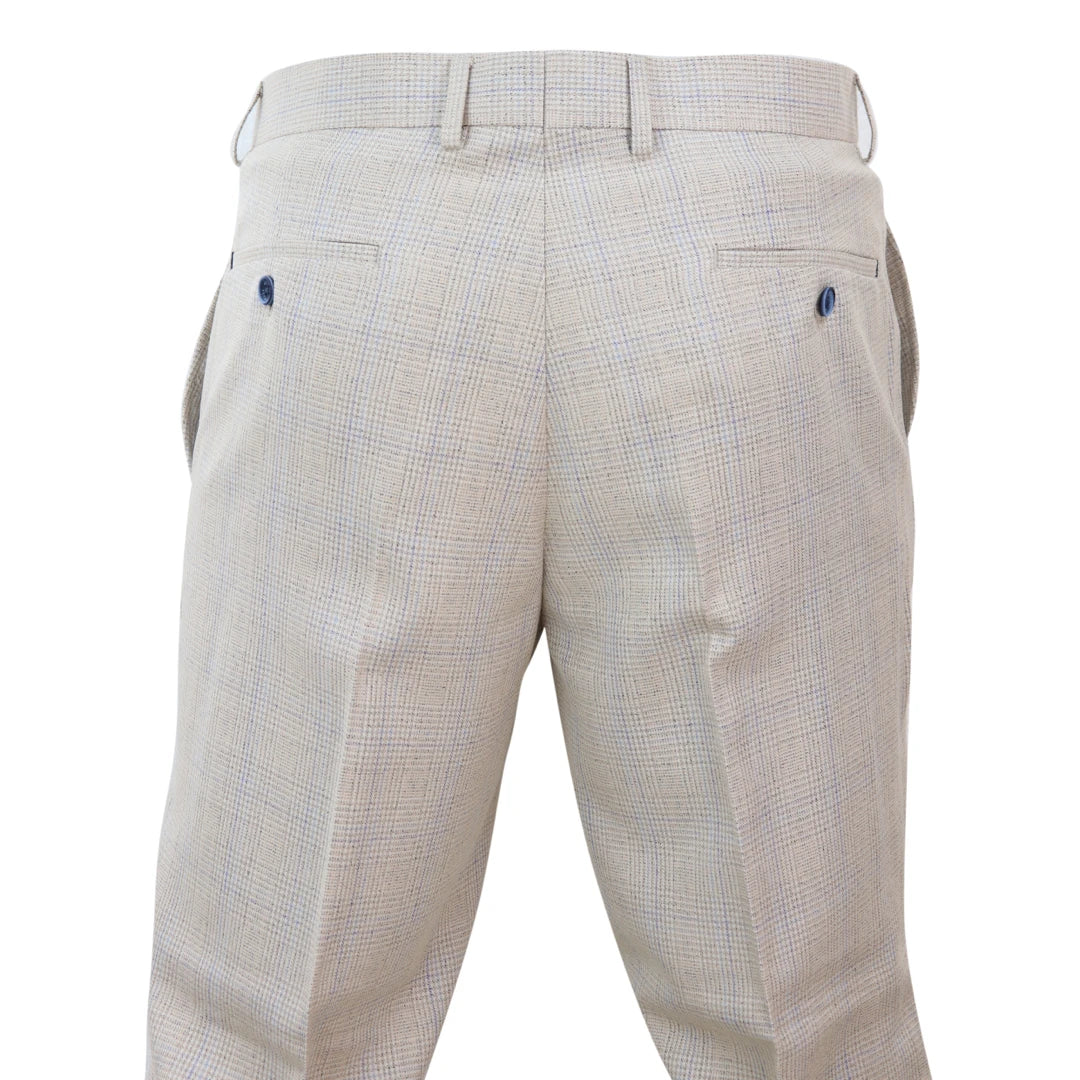 Herrenhose aus transparentem Tweed
