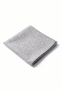 Graues Tweed-Einstecktuch für Herren