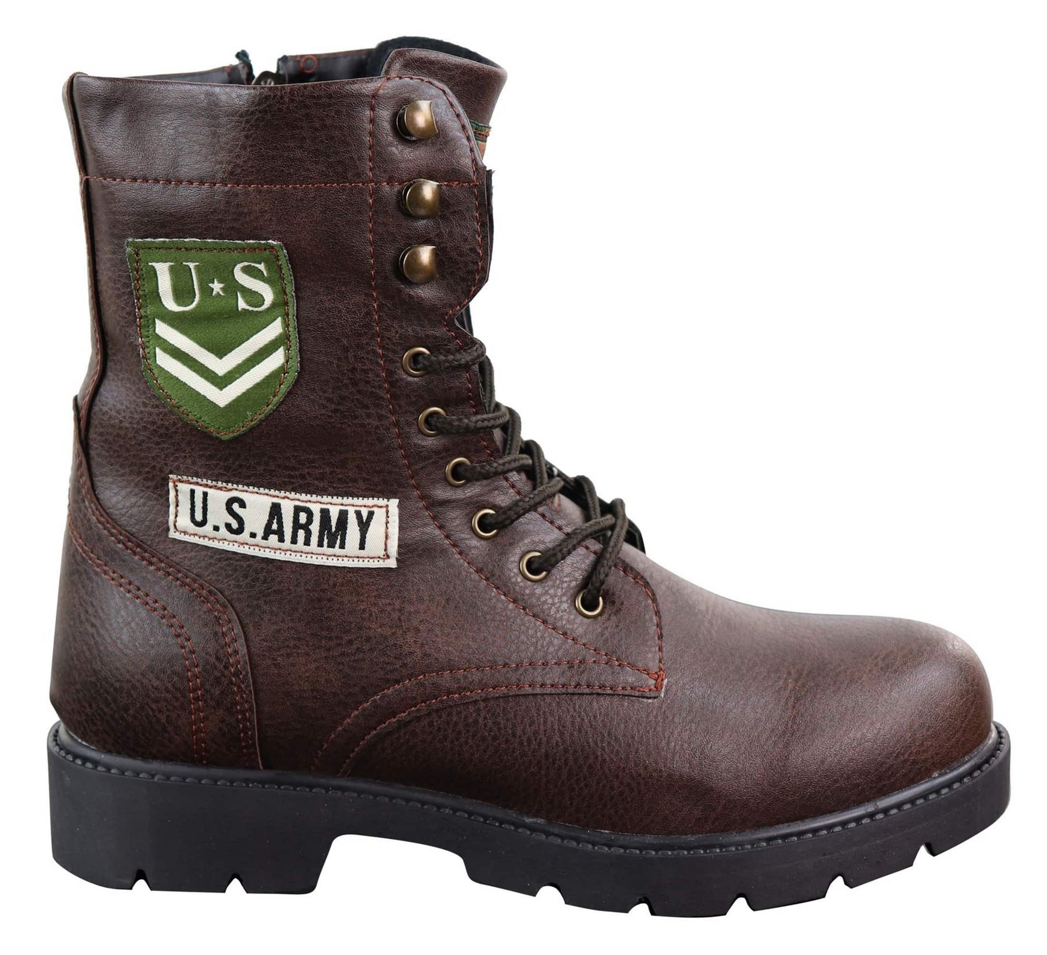 Mens U.S. Army Style Ankle Boots