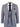 Men's Grey Blue Check 3 Piece Suit