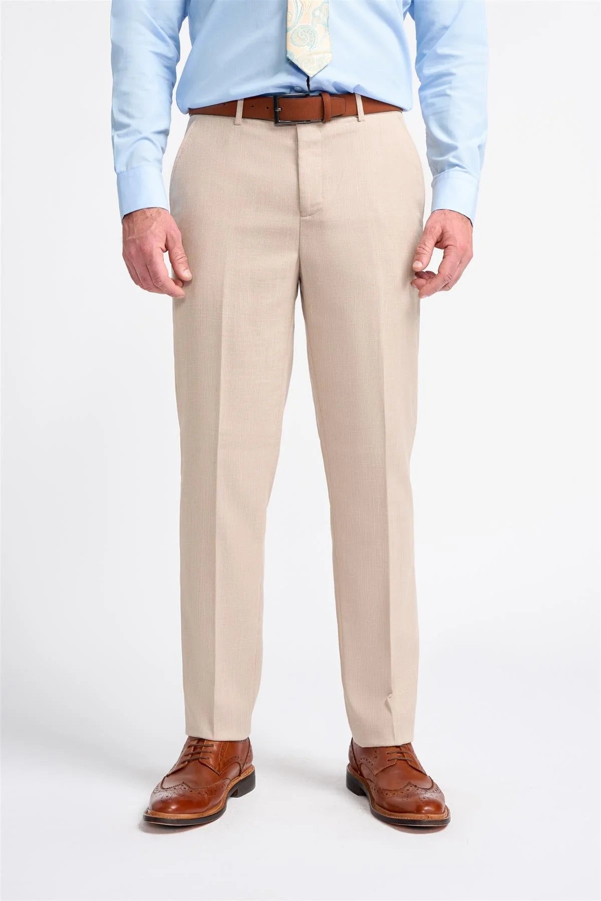 Miami - Beige Hochzeitshose für Herren