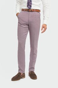 Miami – Rosa Crosshatch Sommerhose für Herren