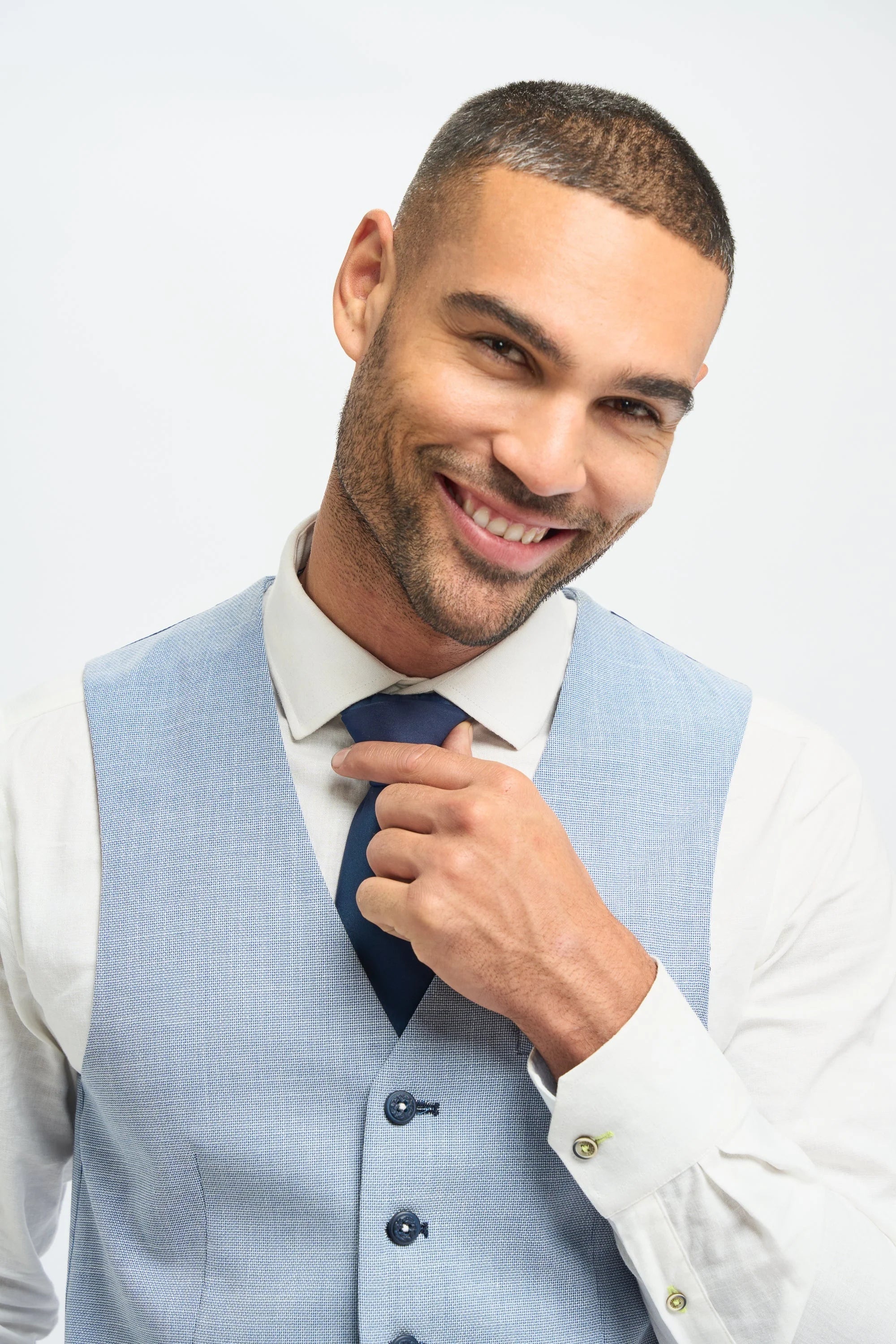 Miami - Hellblaue Sommerweste für Herren