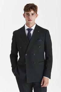 Regent – Grüner zweiteiliger Herrenanzug mit doppelter Knopfleiste