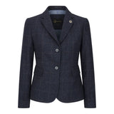TPSTZ72 - Damen-Tweedblazer in Marineblau