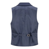 TPW-14 - Dreiteiliger Damenanzug, einfarbig marineblau