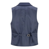 TPW-14 - Dreiteiliger Damenanzug, einfarbig marineblau