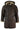 Mens Winter Real Sheepskin Leather Duffle Safari Jacket Brown & Cream Hood Vintage-B3 Brown Ginger