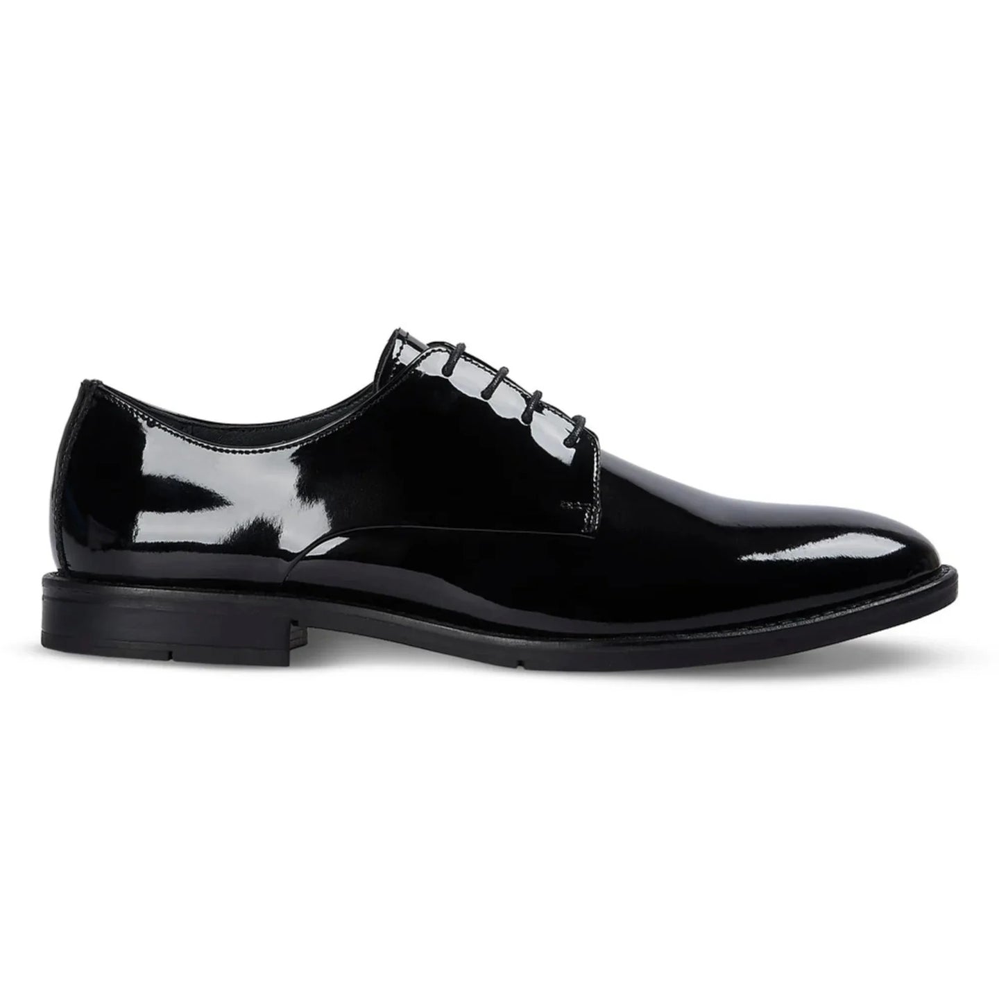 Beaumont - Schwarze Derby-Schuhe für Herren aus Lackleder