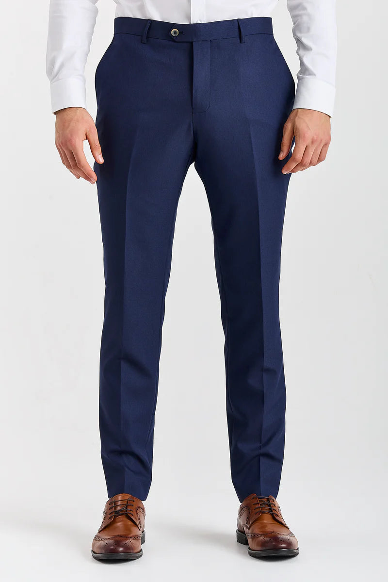 Belmont – Marineblauer 3-teiliger klassischer Hochzeitsanzug für Herren