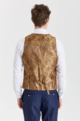Belmont Navy Anzug mit kontrastierender Belmont Beige Weste