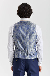 Belmont – Marineblaue, taillierte Weste für Herren