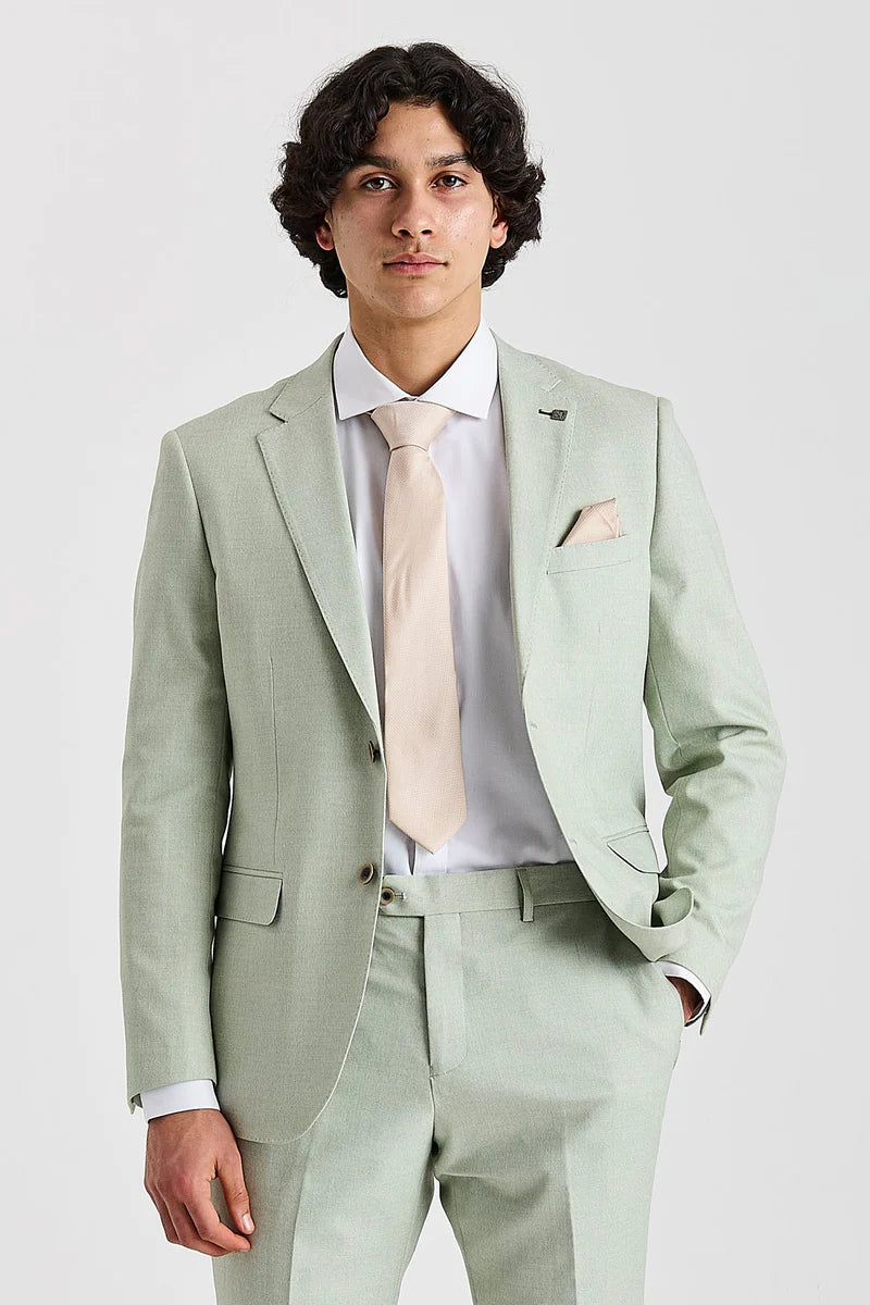 Belmont – Salbeigrüner Hochzeitsblazer für Herren