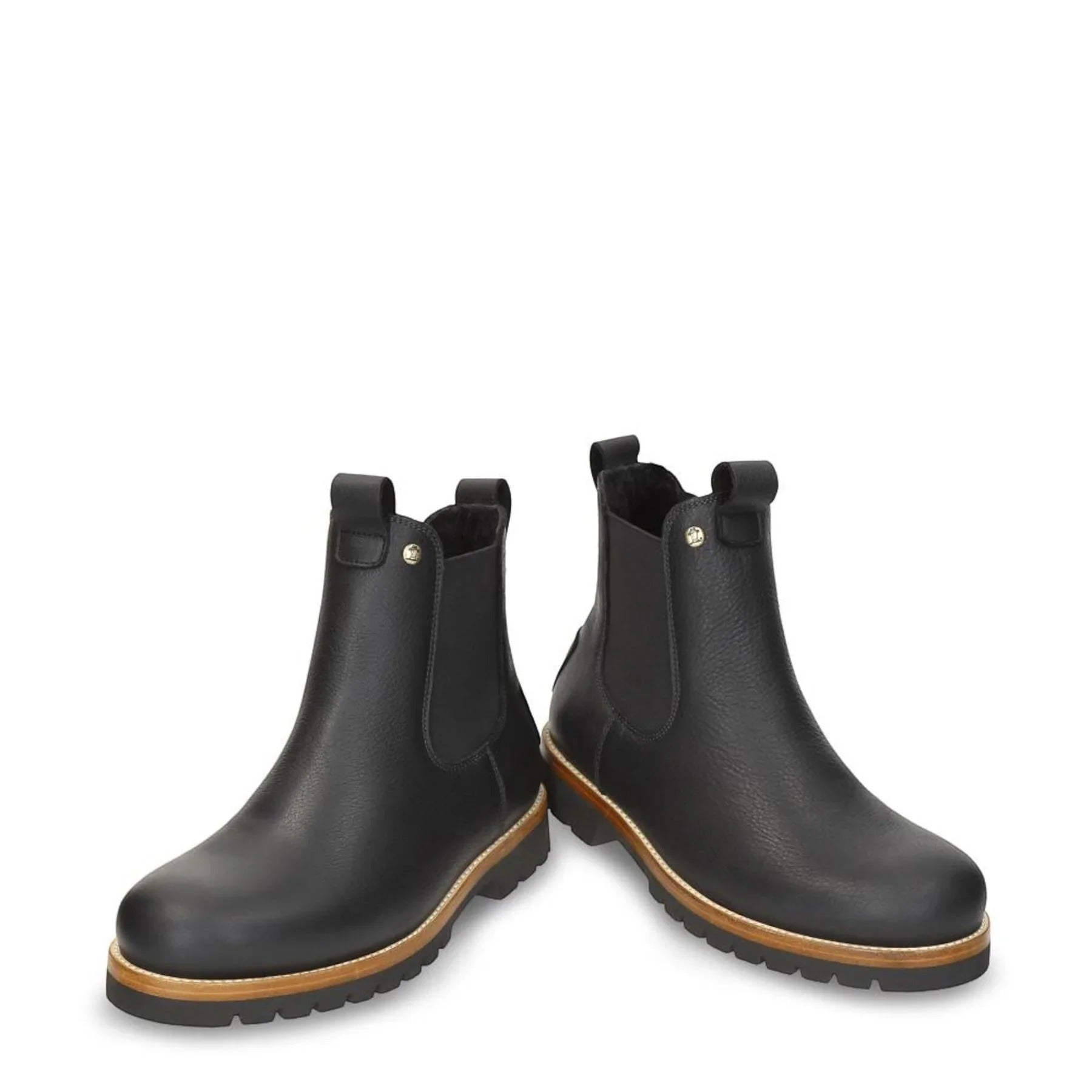 Beny Igloo C1 – Schwarze, wasserdichte Chelsea-Boots aus Leder für Herren
