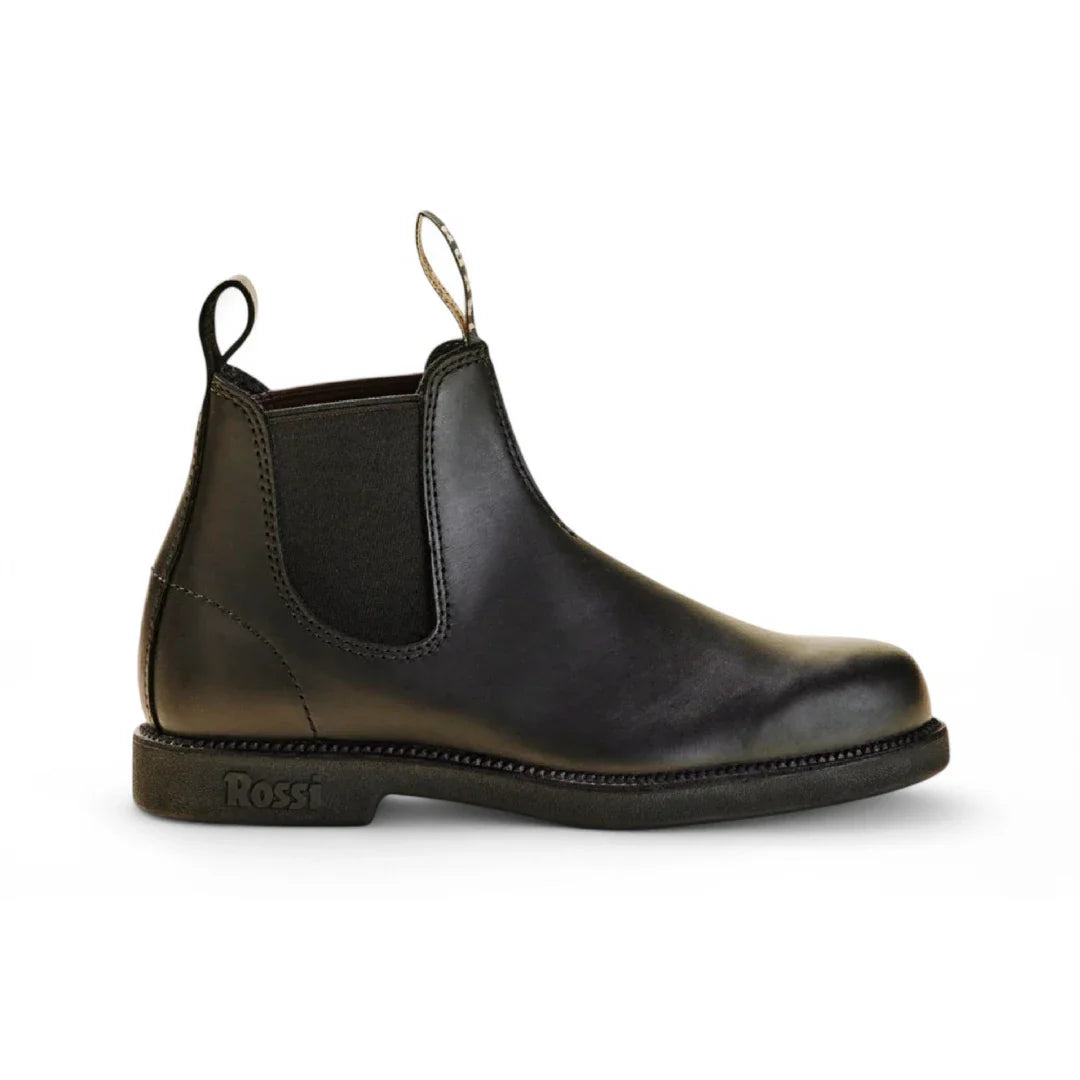 Booma 607 – Schwarze Chelsea-Boots aus Leder