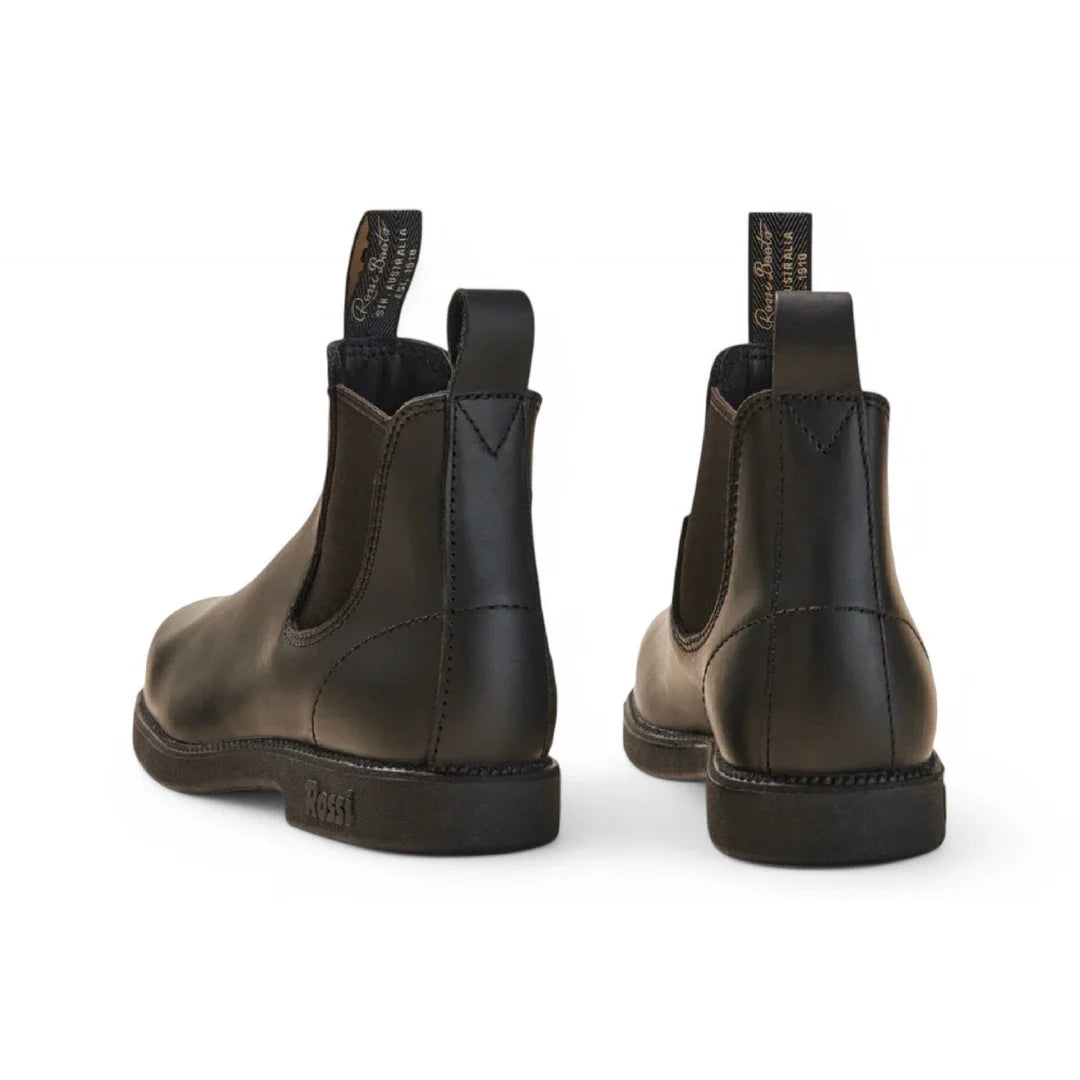 Booma 607 – Schwarze Chelsea-Boots aus Leder