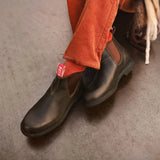 Booma 607 - Braune Chelsea-Boots aus Leder