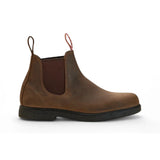 Booma 607 – Chelsea Boots aus rustikalem braunem Leder