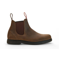 Booma 607 – Chelsea Boots aus rustikalem braunem Leder