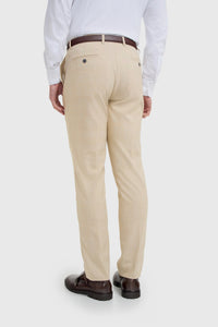 Camden - Beige karierte Herrenhose