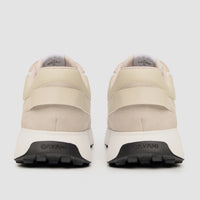 Canbera – Weiße, leichte Wildleder-Sneaker für Herren