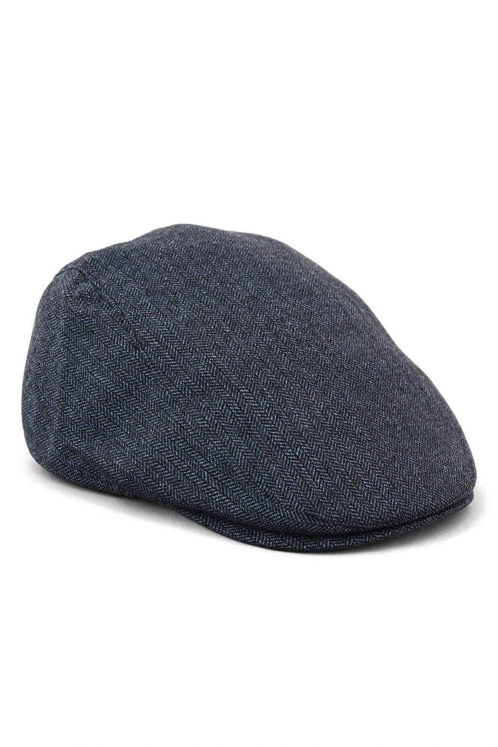 Cavani Martez Hut – Herren Grandad Hut Marineblau Schiebermütze Fischgrätenmuster Vintage Retro Del Boy Classic Gatsby Peaky Blinders