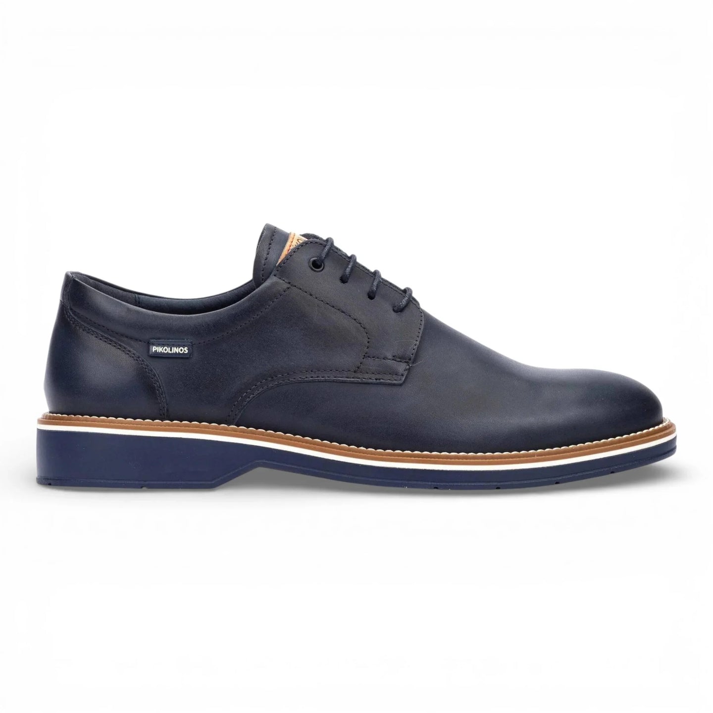 Claret - Blaue Herren-Derby-Schnürschuhe aus Leder