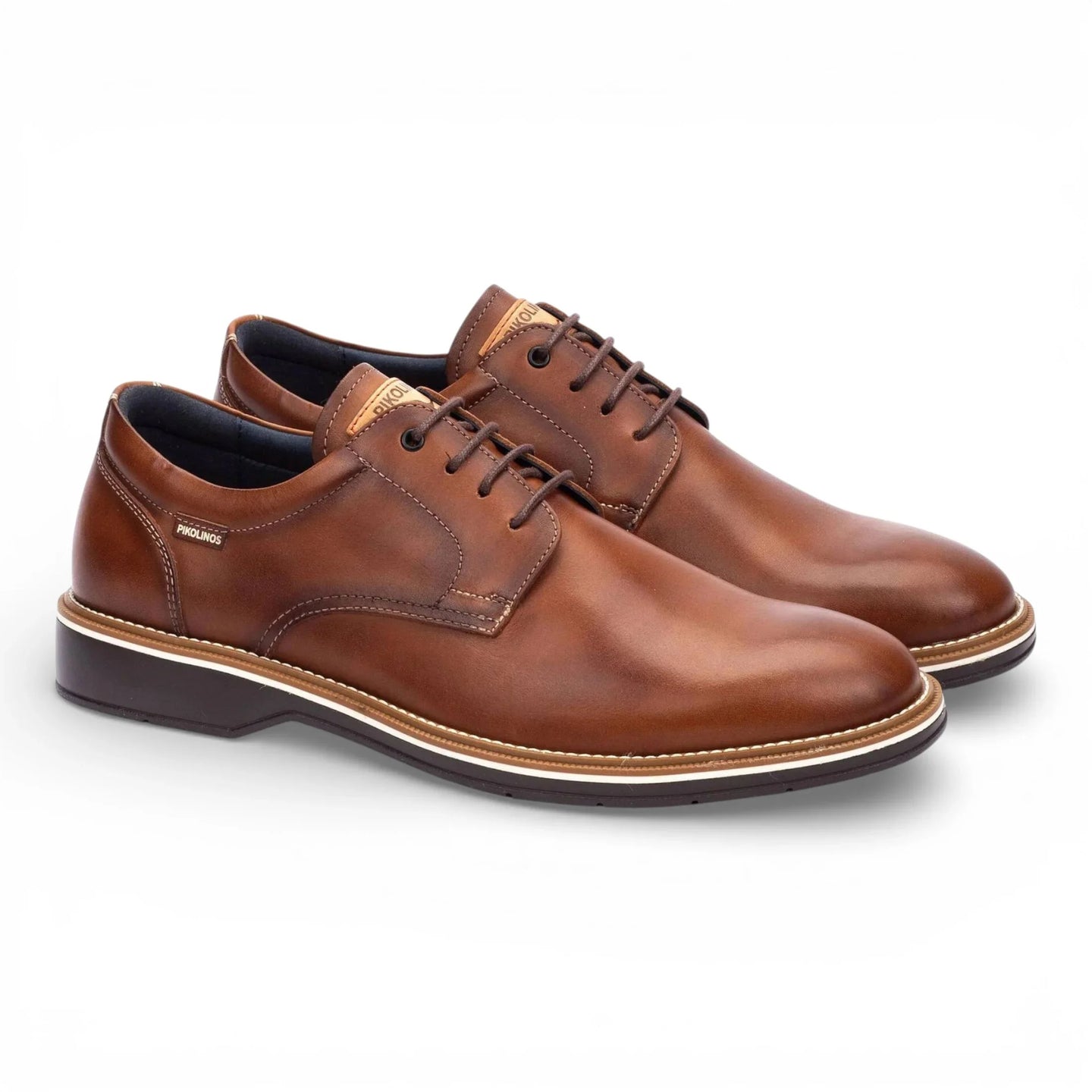 Claret - Braune Derby-Schnürschuhe für Herren aus Leder