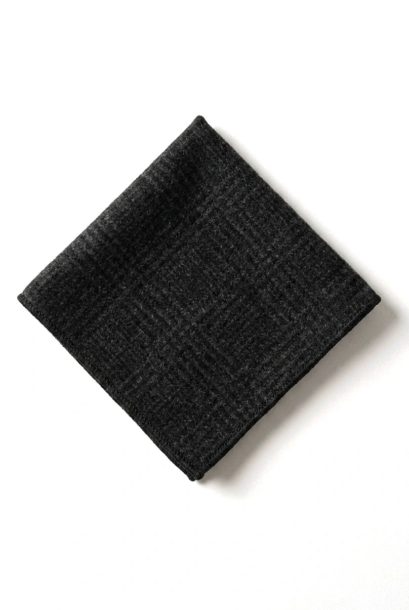 Vergleichen Sie Farben Herren Tweed Fischgrät Krawatte Einstecktuch Check Classic Schwarz Farbe