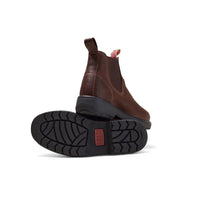 Endura 303 – Chelsea Boots aus rotbraunem Leder