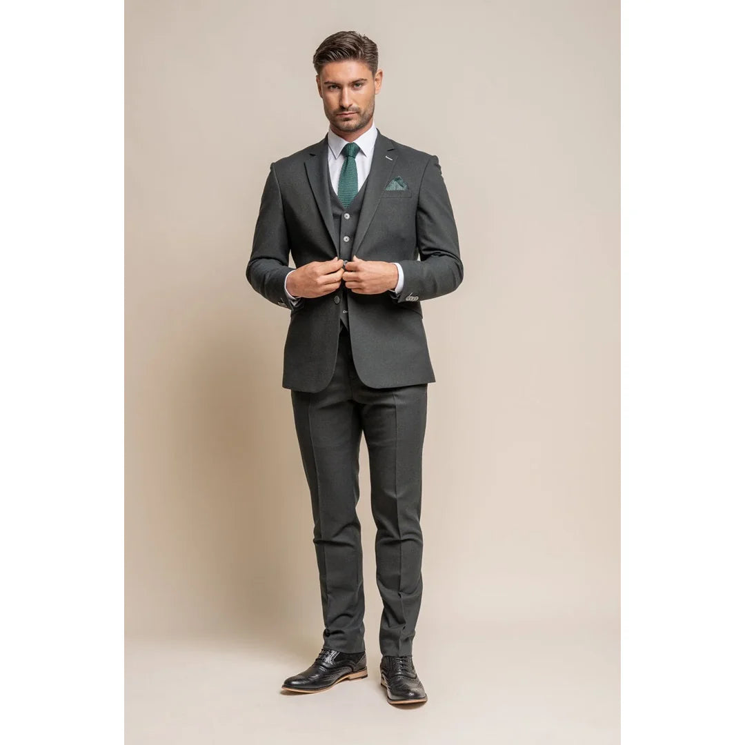 Furious - Men's Dark Olive Formal Blazer