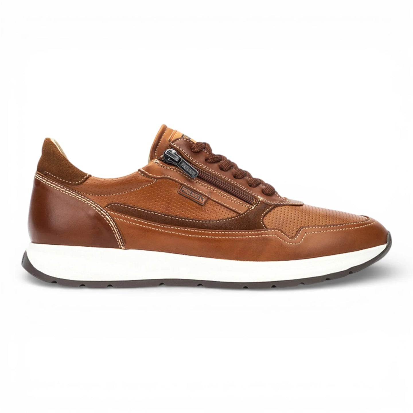 Getafe – Braune Herren-Sneaker aus Leder, bequemer Tragekomfort