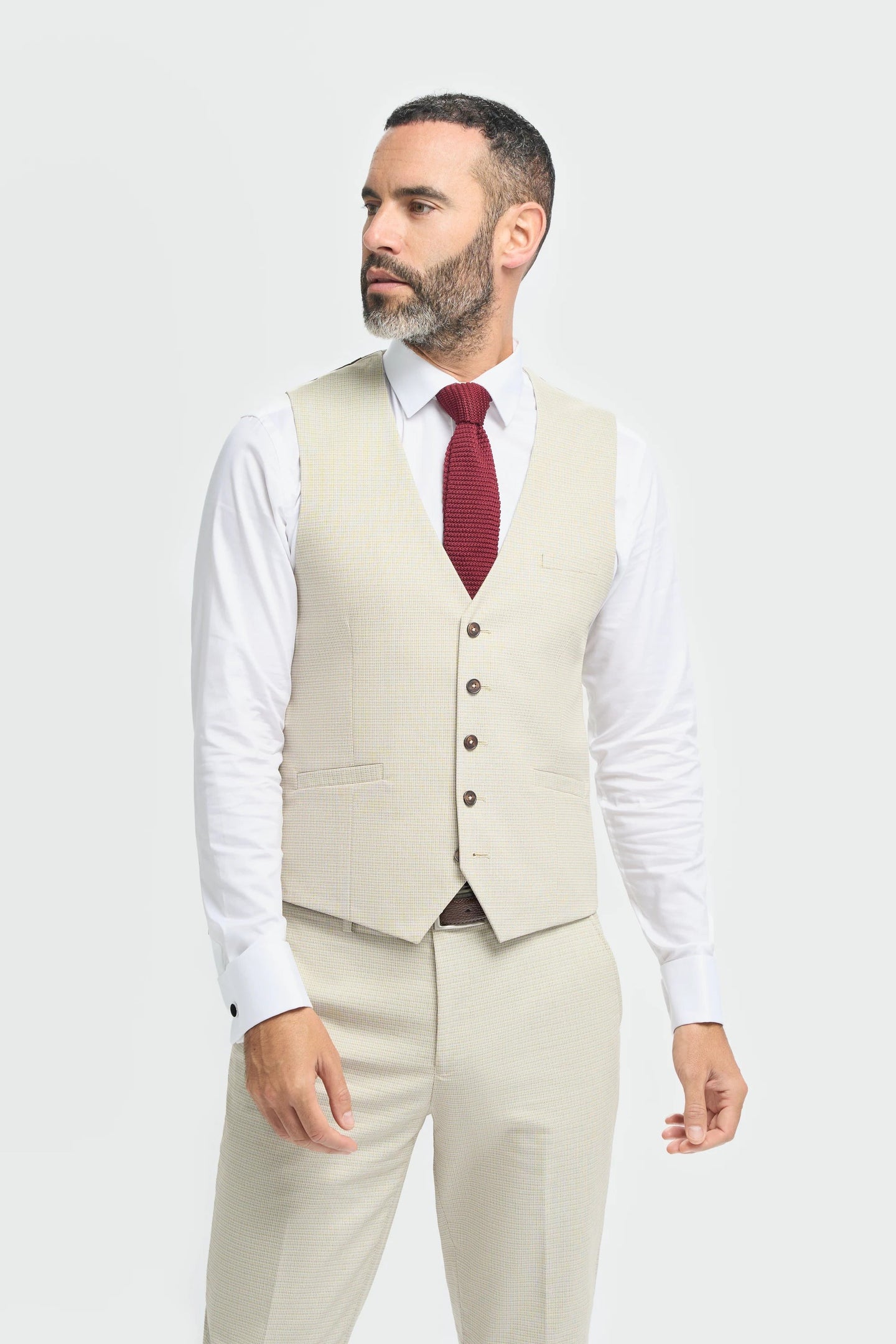 Hampton - Beige Herrenweste