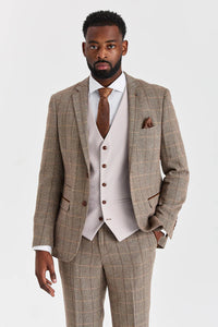 Harris Brown Tweedanzug mit Mayfair Stone Weste