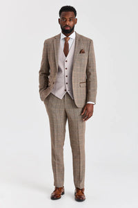 Harris Brown Tweedanzug mit Mayfair Stone Weste