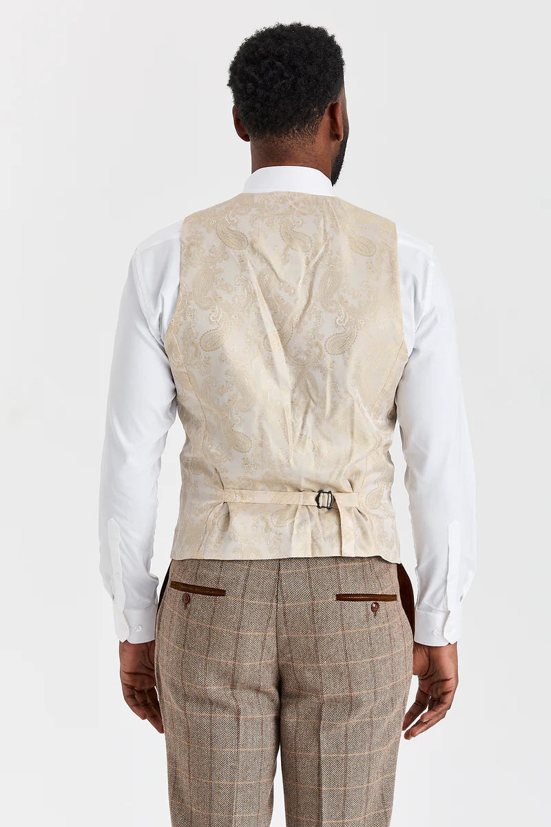 Harris Brown Tweedanzug mit Mayfair Stone Weste
