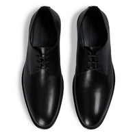 Henley – Schwarze, klassische Derby-Schuhe für Herren mit schlichter Zehenkappe
