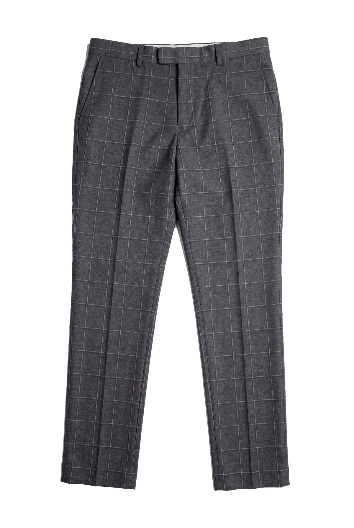 Hobbs - Herrenhose, Grau, Kariert, Vintage, Retro, Elegant, Hochzeit
