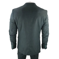 James Men's 3-Piece Classic Green Suit