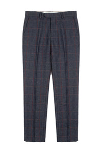 Madrid - Blaue Tweedhose für Herren