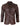 Mens Slim Fit Brown Leather Blazer