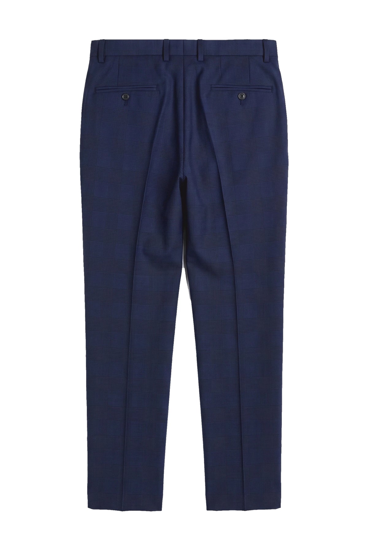 Mark - Marineblaue karierte Hose für Herren