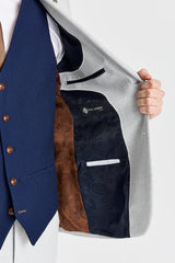 Mark Stone Anzug mit kontrastierender Mayfair-Weste in Marineblau