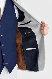 Mark Stone Anzug mit kontrastierender Mayfair-Weste in Marineblau