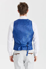 Mark Stone Anzug mit kontrastierender Mayfair-Weste in Marineblau