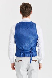 Mark Stone Anzug mit kontrastierender Mayfair-Weste in Marineblau